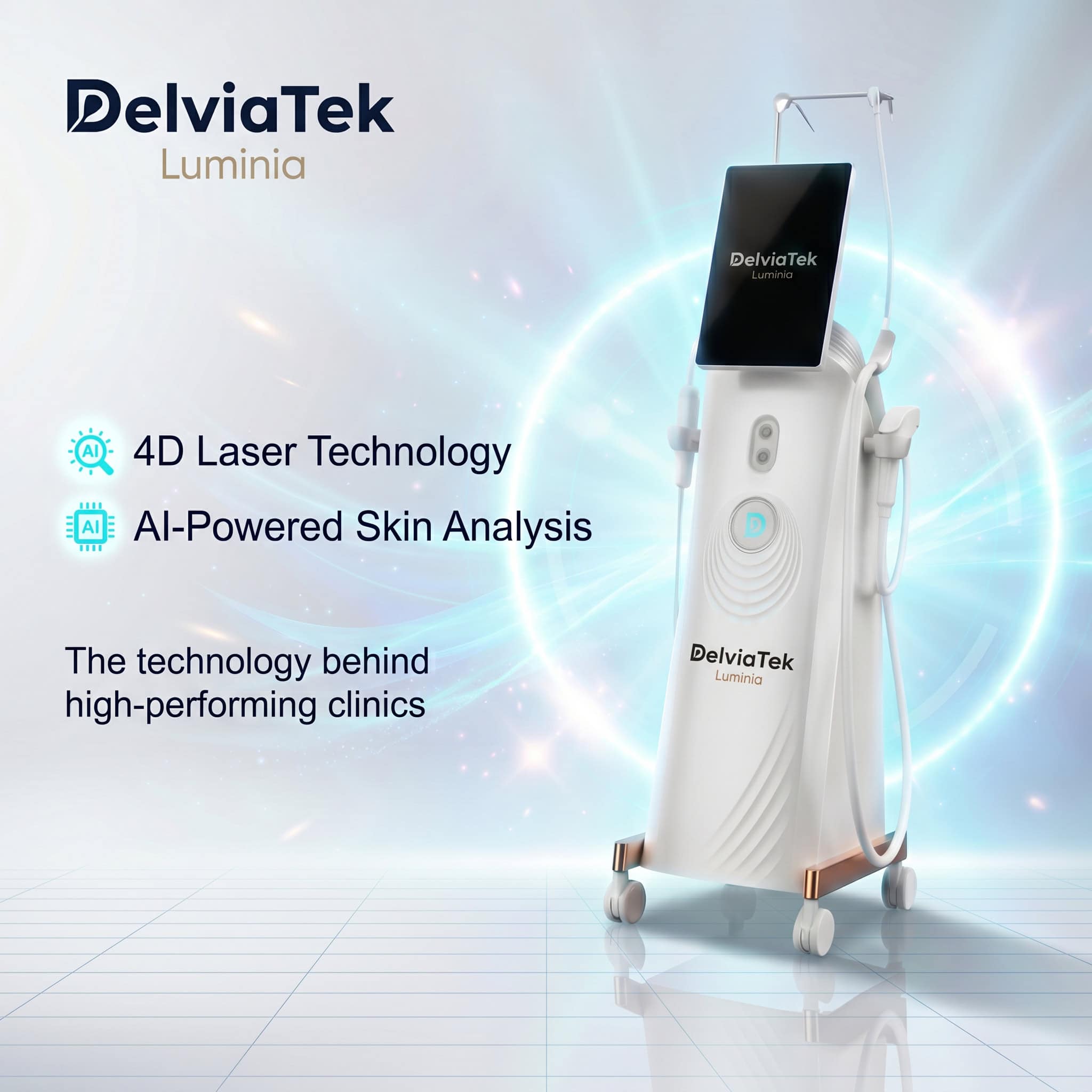 Delvia aesthetic technology platforms for professional clinics and medical spas
