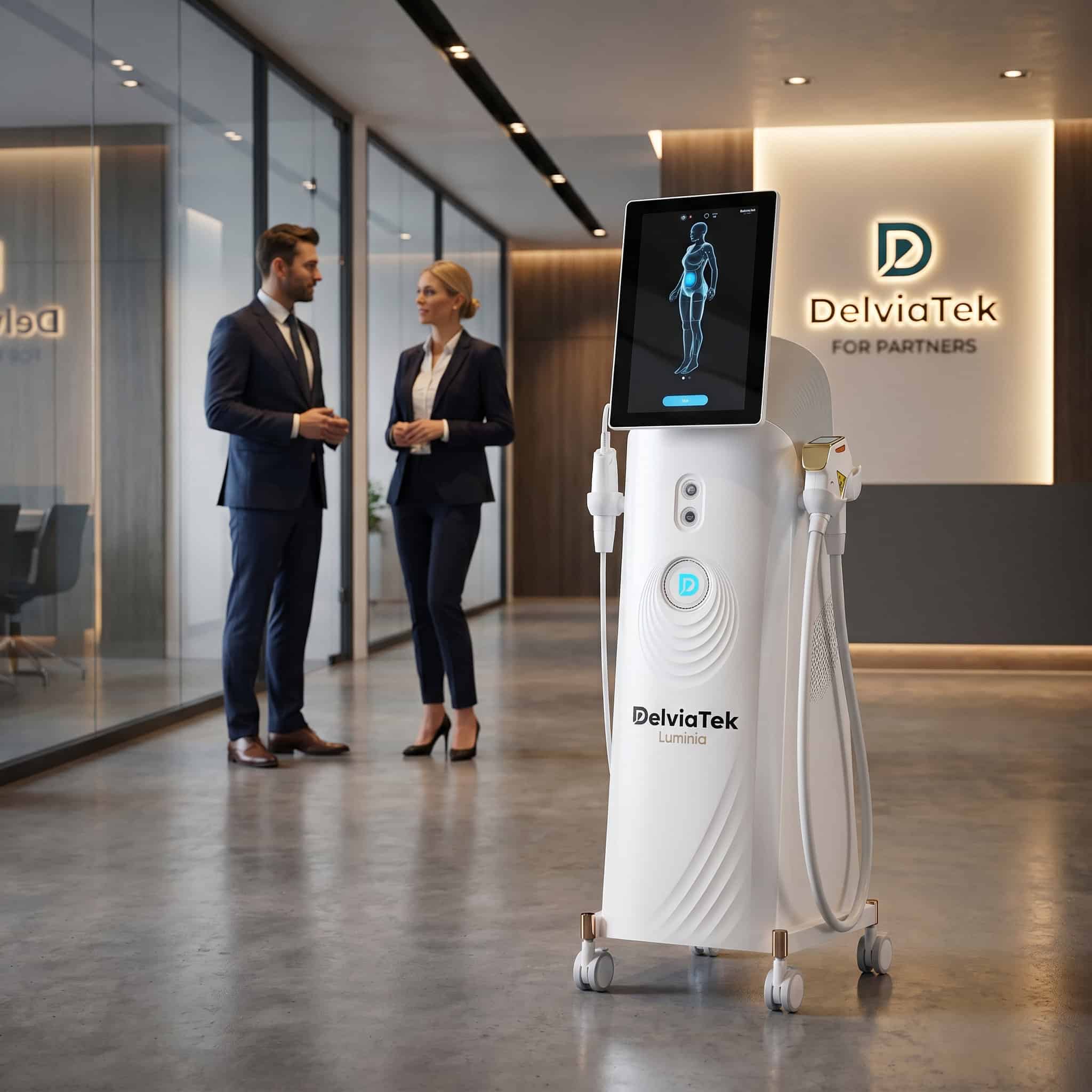 Delvia international distribution partnership program for aesthetic device markets